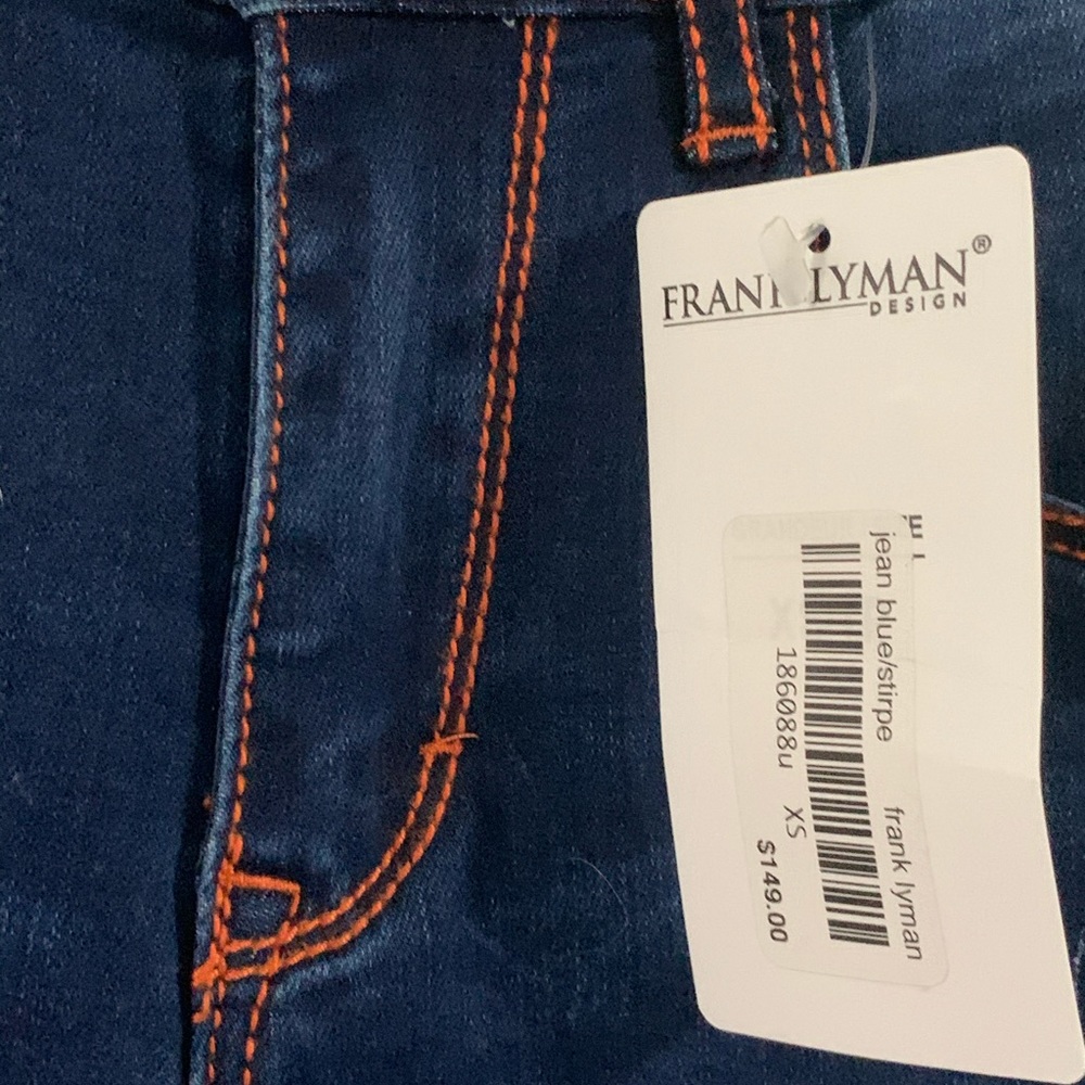 NWT Frank Lyman Skinny Jeans Distressed Look - Picture 11 of 11